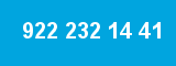 922 232 14 41 922 232 14 41